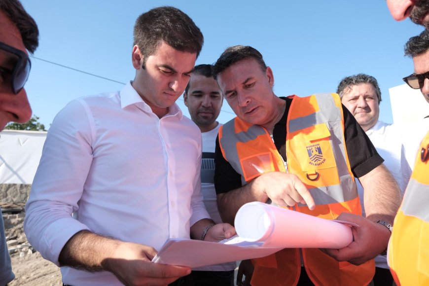 Başkan Mandalinci, Yalıkavak Pazar Yeri Çalışmalarını İnceledi