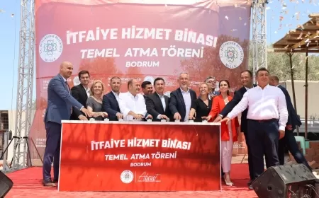 Bodrum İtfaiye Hizmet Binasının Temeli Atıldı