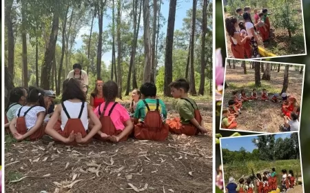 Minik Öğrenciler Tıbbi Bitkiler Koleksiyon Bahçesini Ziyaret Etti