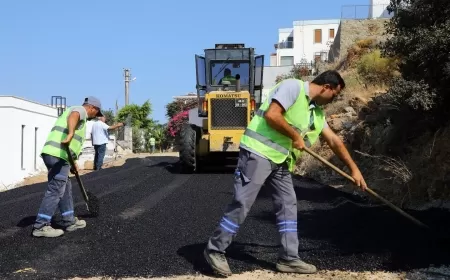 Bodrum Genelinde Fen İşleri Çalışmaları
