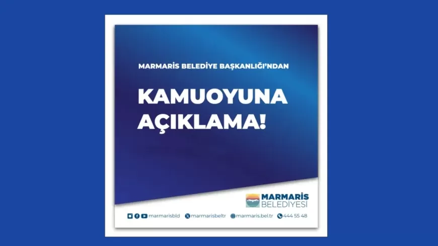 Marmaris Belediyesi'nden Kardeş Şehir Protokolü Hakkında Önemli Açıklama: Aşkelon Belediyesi İlişkisi Pasif Durumda