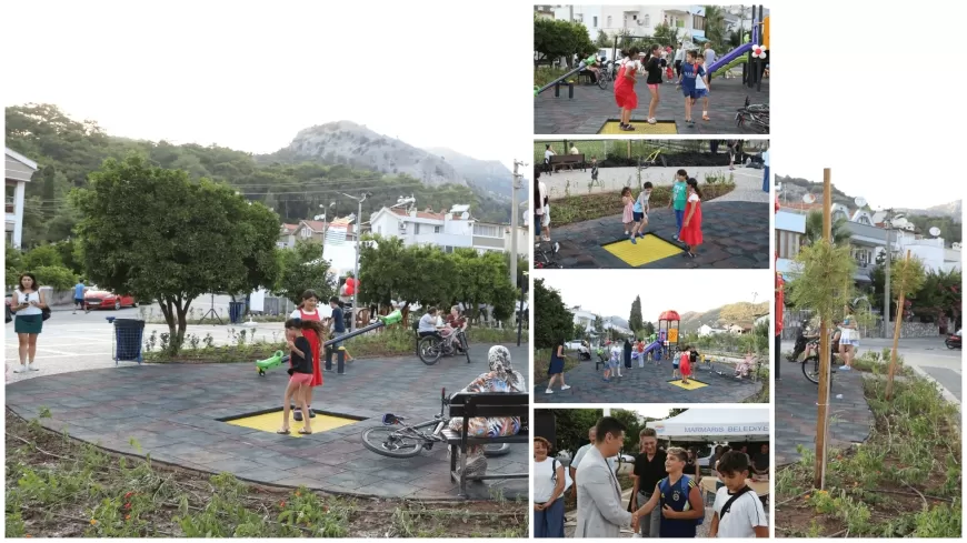 Beldibi'ne Yeni Park: İnönü Caddesi'ndeki Çocuk Parkı Açıldı