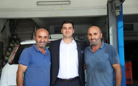 Başkan Mandalinci’den Sanayi Esnafına Ziyaret