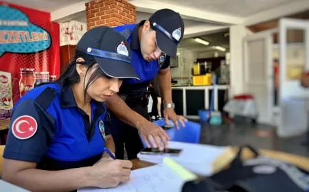 Zabıta Ekiplerinden Kantin Denetimi