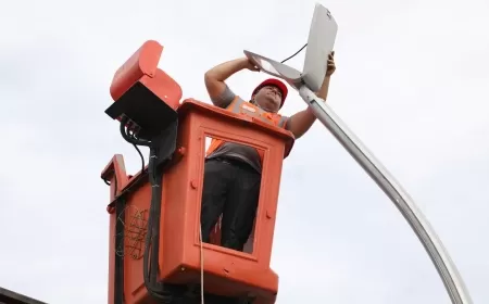 Turgutreis Kıyı Şeridinde Aydınlatma Çalışmaları