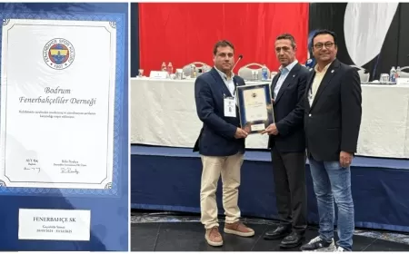 Bodrum Fenerbahçeliler Derneği’ne Bölge Temsilciliği Yetki Belgesi Verildi
