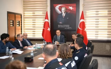 İl Risk Azaltma Planı İzleme ve Değerlendirme Kurulu Toplantısı Yapıldı