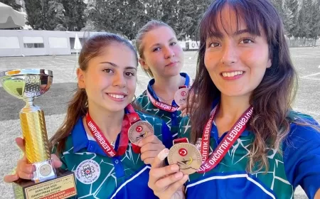 Büyükşehir Okçuları Hazal ve Emircan Türkiye Şampiyonu Oldu