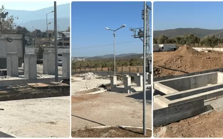 Büyükşehir, Mumcular Atıksu Arıtma Tesisinin Yüzde 25’ini Tamamladı