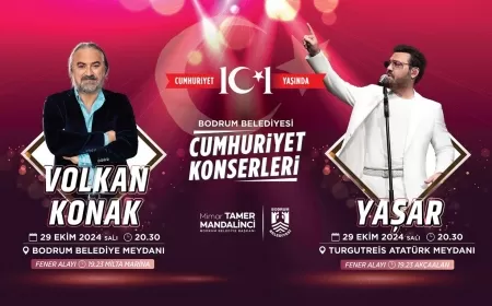 Bodrum Belediyesi’nden 29 Ekim Cumhuriyet Bayramı Coşkusu