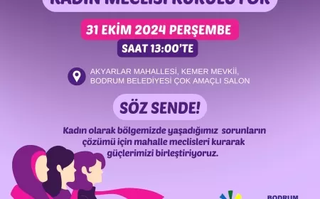 Akyarlar’da Kadın Meclisi Kuruluyor