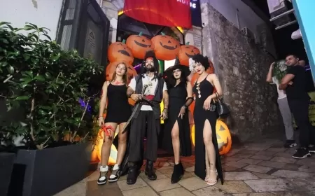 Bodrum Black 7 Bar’da Cadılar Bayramı Kutlaması