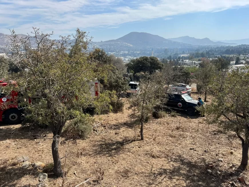 Bodrum Gümüşlük Mahallesi’nde Yangın: Burgaz Mevkisi Alevlere Teslim Oldu