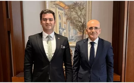 Başkan Mandalinci ve Bakan Şimşek Bir Araya Geldi