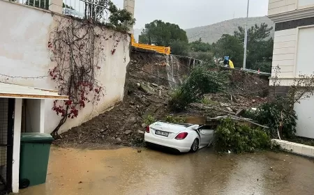 Bodrum’da Sağanak Yağış Felaketi: İstinad Duvarı Çöktü, Genç Son Anda Kurtarıldı