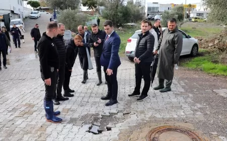 Başkan Mandalinci Turgutreis Sanayisini Ziyaret Etti