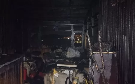 Gümbet'te Otel Resepsiyonunda Yangın Paniği