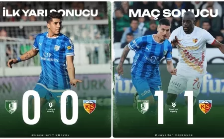 Bodrum FK ve Kayserispor Karşı Karşıya: Çekişmeli Mücadelede Kazanan Çıkmadı