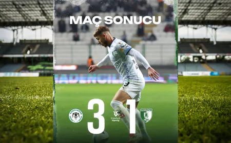 Tümosan Konyaspor 3-1 Sipay Bodrum FK: Ev Sahibi Üstün Oynadı