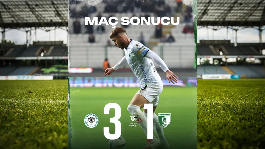 Tümosan Konyaspor 3-1 Sipay Bodrum FK: Ev Sahibi Üstün Oynadı