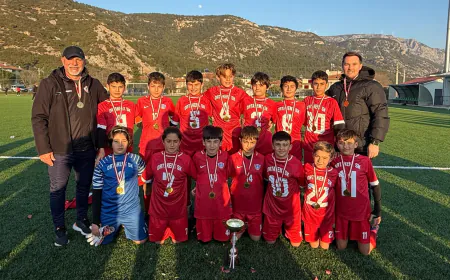Ortakent-Yahşi Spor Kulübü U12 Takımı Namağlup İl Şampiyonu Oldu
