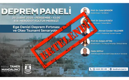 Deprem Paneli Olumsuz Hava Koşulları Nedeniyle Ertelendi