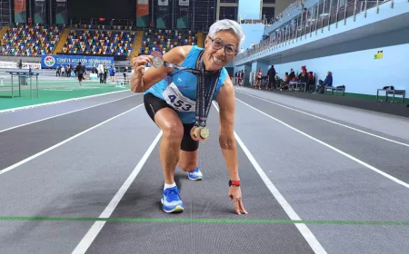 Koşarak Kanseri Yendi Pistte Madalya Bırakmadı