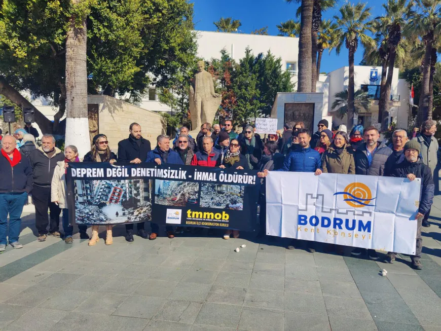 TMMOB Bodrum İlçe Koordinasyon Kurulu’ndan Deprem ve Kaçak Yapılaşma Uyarısı