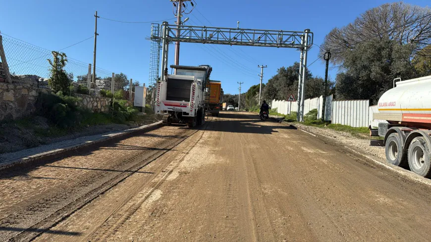 Büyükşehir’den Bodrum’a 28 Milyonluk Yol Yatırımı