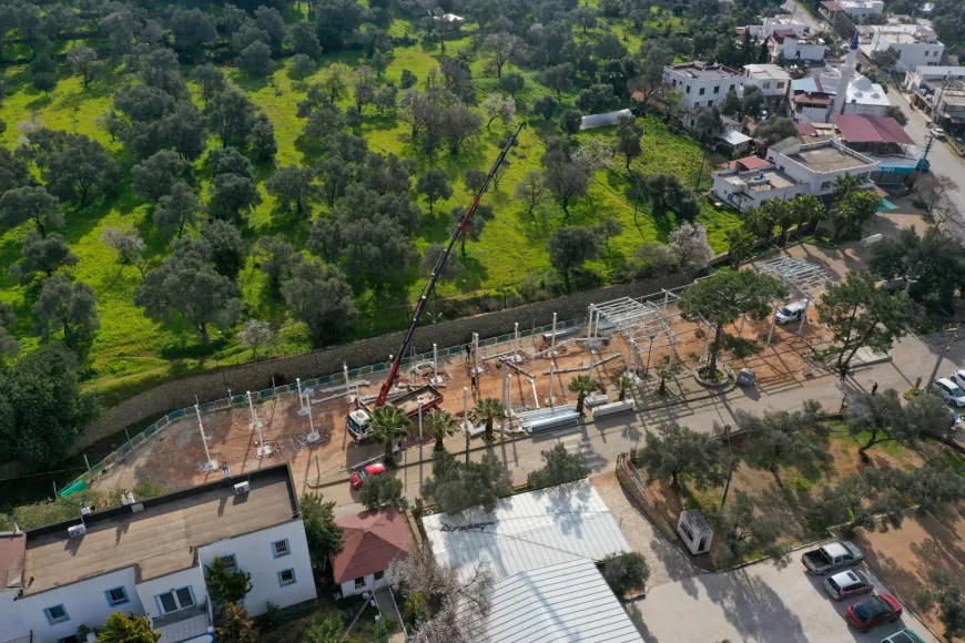 Kızılağaç Pazar Yeri Çalışmasının İlk Etabı Tamamlandı