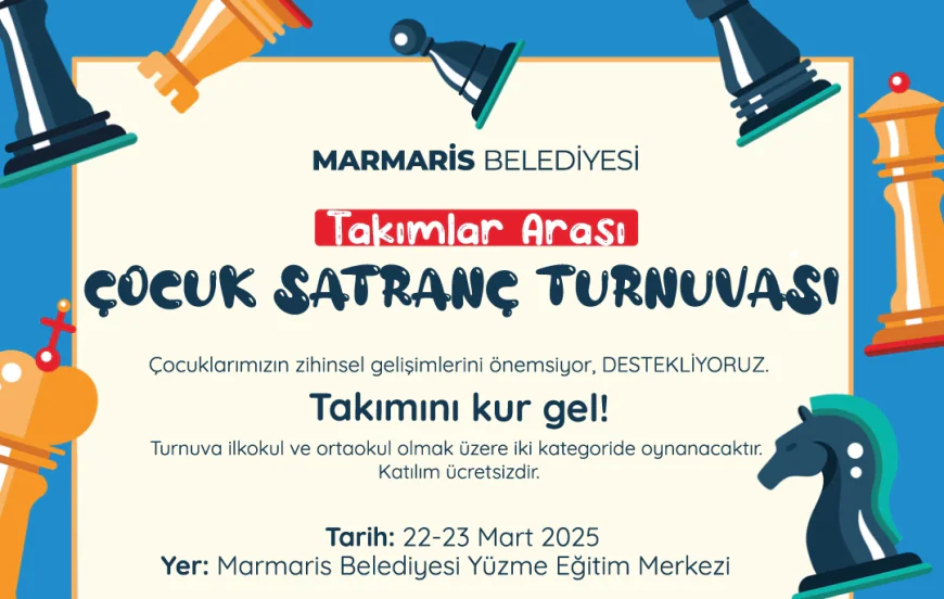 Marmaris Belediyesi’nden Satranç Turnuvası