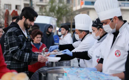 İftar Çadırında 3 Bin Kişiye Yemek Verilecek