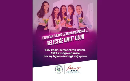 Büyükşehir’den Bir İlk Daha: Kız Öğrencilere Hijyen Desteği