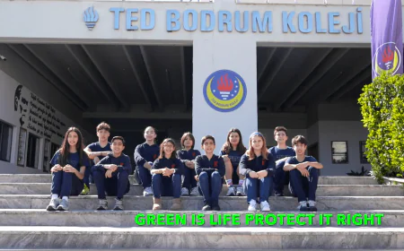 Bodrumlu Öğrencilerden İlham Veren Çevre Projeleri: Kağıt İsrafına Son, Yerel Bitkilere Destek