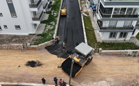 Karaova Bölgesinde Kapsamlı Asfalt Çalışması