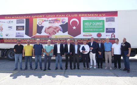 Bremen’den Uzanan Dost Eli Dalaman’a Ulaştı