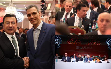 Ahmet Aras, Sosyalist Enternasyonal Yerel ve Bölgesel Yönetimler Başkanlığına Seçildi