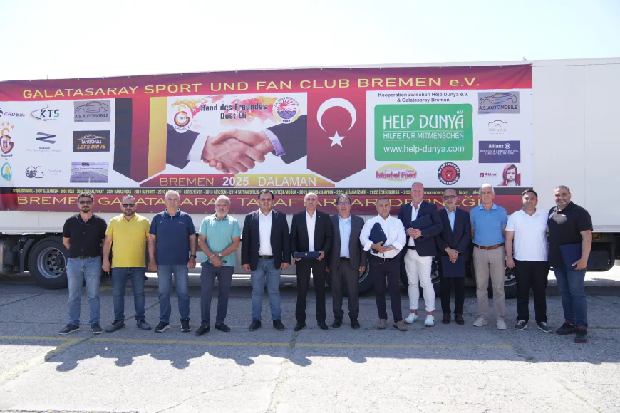Bremen’den Uzanan Dost Eli Dalaman’a Ulaştı