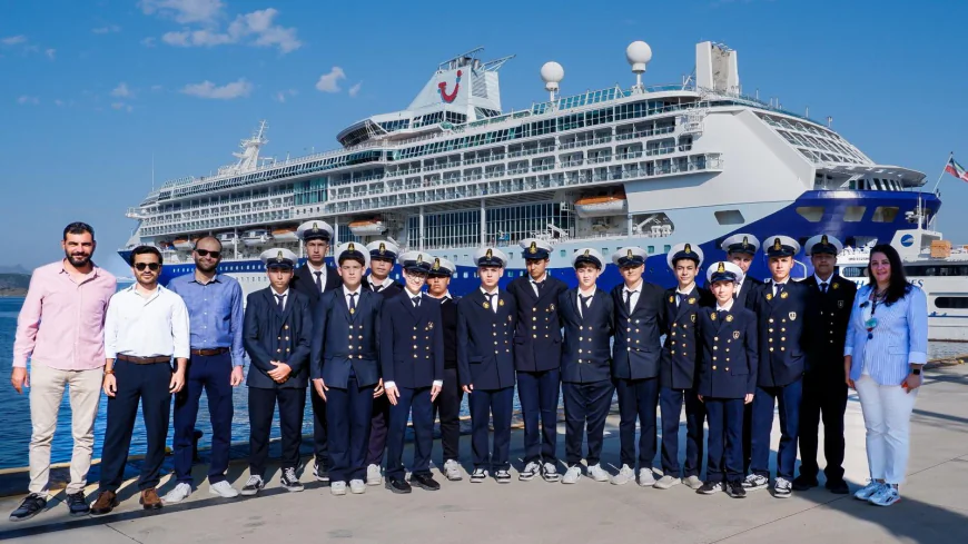 Bodrum Cruise Port ve Marella Discovery 2, Geleceğin Denizcilerini Ağırladı