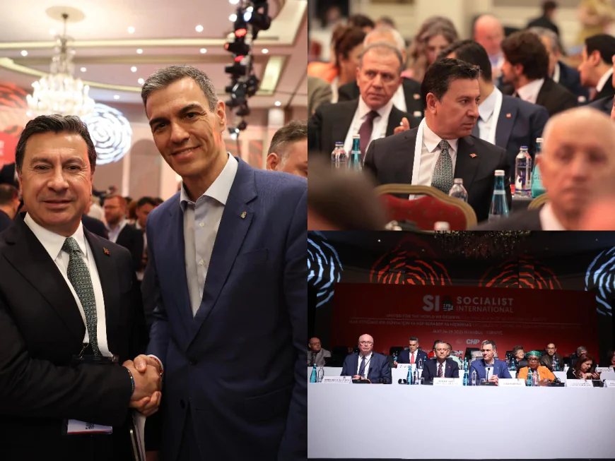Ahmet Aras, Sosyalist Enternasyonal Yerel ve Bölgesel Yönetimler Başkanlığına Seçildi