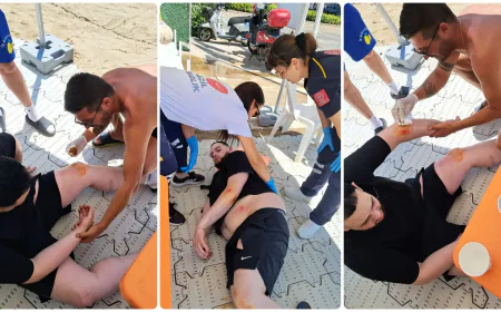 Marmaris’te Trafik Kazası: Yaralı Turiste İlk Müdahale Cankurtarandan