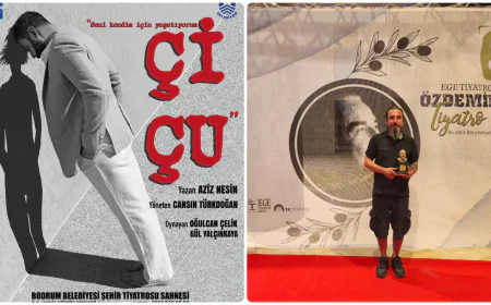 Bodrum Belediyesi Şehir Tiyatrosu'na “Yılın En İyi Afiş Tasarımı” Ödülü