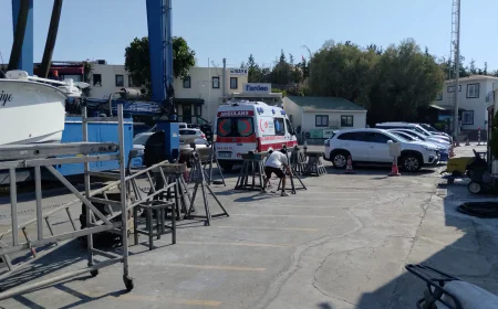 Hasan Cemal Leros’tan Bodrum’a Deniz Ambulansı ile Tahliye Edildi