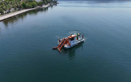 Köyceğiz Gölü ve Dalyan Kanalı’nda Yüzey Temizliği Başladı