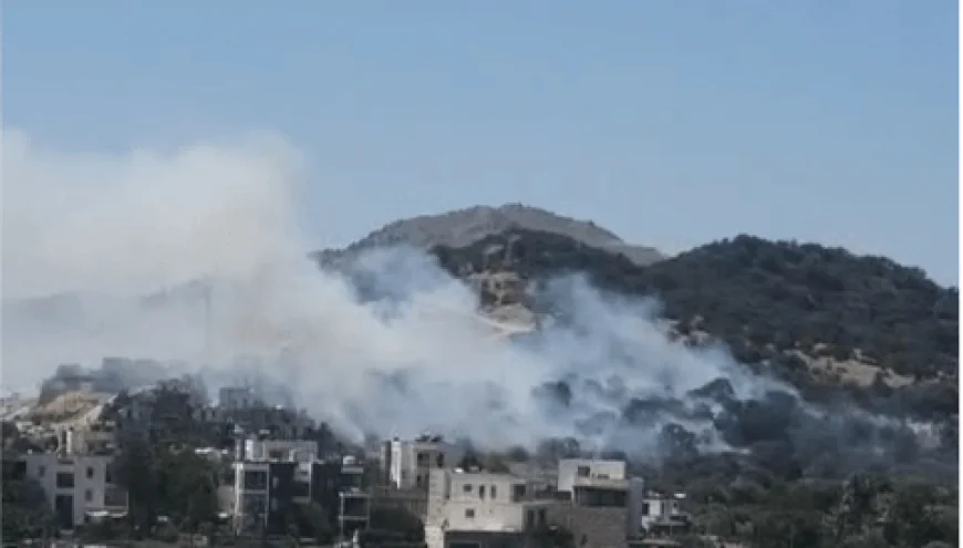 Ortakent’de Makilik Alanda Yangın: Ekipler Müdahale Ediyor
