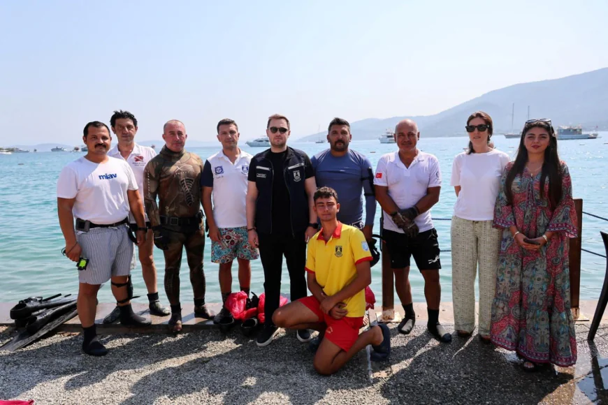 Bodrum’un Engin Maviliğinde Temizlik Devam Ediyor