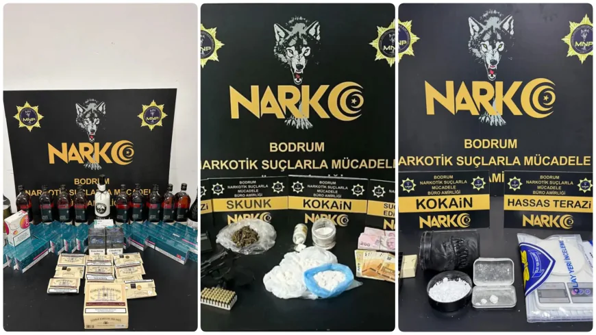 Kos Üzerinden Bodrum’a Uyuşturucu Sevkiyatı: 8 Tutuklama