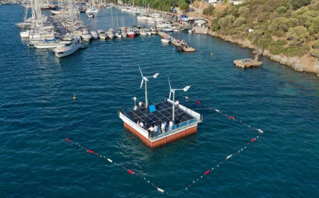 Bodrum Belediyesi’nden Yenilikçi Yüzer Deniz Suyu Arıtma Platformu