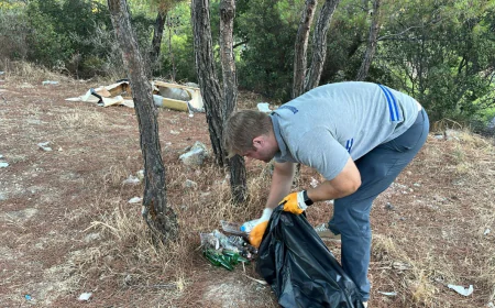 Bodrum Belediyesi Olası Orman Yangınlarına Karşı Temizlik Çalışmalarını Sürdürüyor