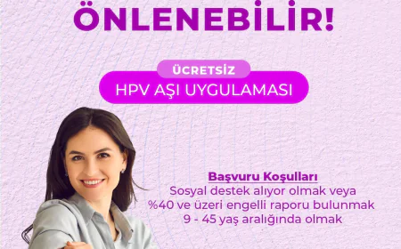 Büyükşehir’den Kadın Sağlığına Destek: Ücretsiz HPV Aşısı Başvuruları Başladı